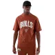 New Era NBA Core Plus Chicago Bulls Tee Brown