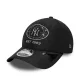 New Era MLB New York Yankees 9FORTY Apex Adjustable Cap Graphic Black ONE