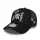 New Era 9FORTY Wordmark Trucker New York Yankees Cap Black ONE