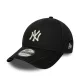 New Era MLB New York Yankees Stitched 9FORTY Strapback Black