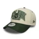 New Era MLB New York Yankees 9FORTY E-Frame Adjustable Cap Suede Cream & Green ONE
