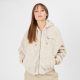 Karl Kani Sweatshirt Metal Signature Teddy Full Zip Hoodie CREAM