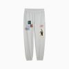 Puma Hooptopia Graphic Sweatpants Light Gray Heath XL