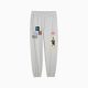 Puma Hooptopia Graphic Sweatpants Light Gray Heath