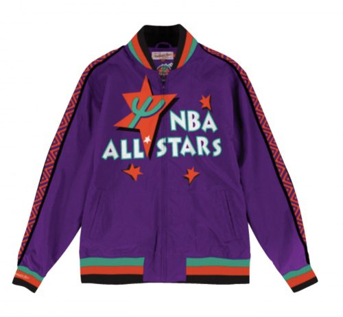 Mitchell & Ness NBA All Star Weekend 95 Team History Warm Up Jacket PURPLE