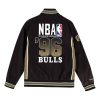 Mitchell & Ness NBA Chicago Bulls Team History Warm Up Jacket BLACK