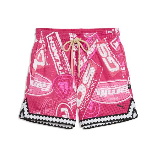 Puma X Fast & Furious Rev. Mesh Short 6In Pink XL