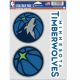 WinCraft - NBA Multi Use 3 Fan Pack Decal Minnesota Timber MC