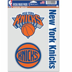 WinCraft - NBA Multi Use 3 Fan Pack Decal New York Knicks MC