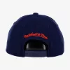 MITCHELL & NESS NEW ORLEANS PELICANS TEAM GROUND REDLINE STRETCH SNAPBACK NAVY