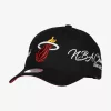 MITCHELL & NESS MIAMI HEAT CHAMP WRAP PRO SNAPBACK Black