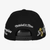 MITCHELL & NESS MIAMI HEAT CHAMP WRAP PRO SNAPBACK Black