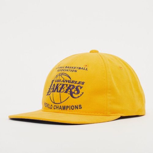 MITCHELL & NESS LOS ANGELES LAKERS CHAMPIONS DEADSTOCK SNAPBACK YELLOW