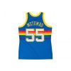 Mitchell & Ness Authentic Jersey Authentic Jersey NBA 91-92 Dikembe Mutombo 55 BLUE