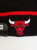 New Era Team Cuff Knit Chicago Bulls Black/Red