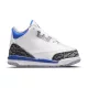 JORDAN RETRO 3 (TD) WHITE/RACER BLUE-BLACK-CEMENT GREY