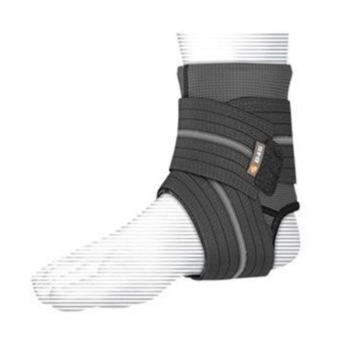 SHOCK DOCTOR ANKLE SLEEVE COMPRESSION WRAP SUPPORT BLACK
