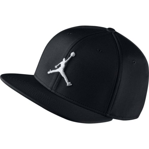 Jordan Jumpman Snapback Hat BLACK/WHITE
