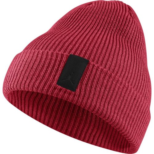 Jordan Loose Gauge Cuff Knit Hat GYM RED