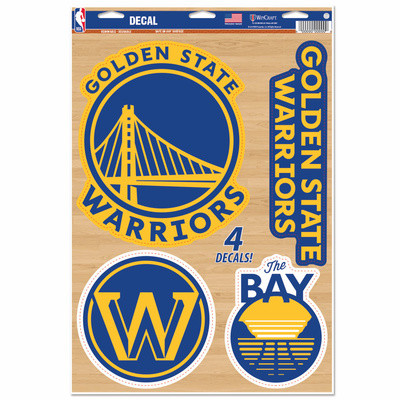 WinCraft - NBA Multi-Use Decal 11x17 Golden State Warriors MC ONE