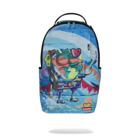 Sprayground Painted Spongebob Backpack Blue