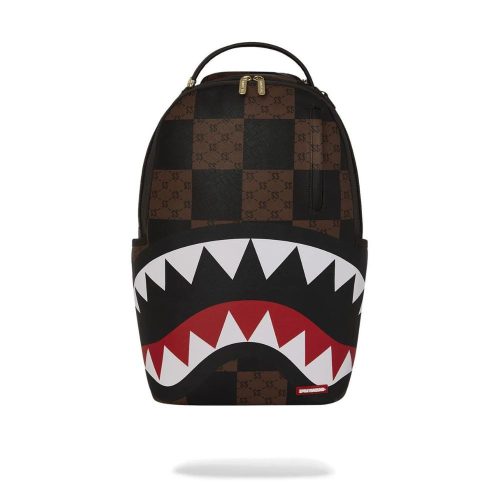 Sprayground Enlarged Checks Paris Backpack Brown ONE