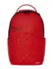 Sprayground Shark Central Red Shark Drip Dlxsv Backpack Red
