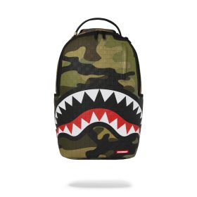 Sprayground Woodland Camo Check Backpack Green