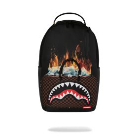 Sprayground Bag Of Money On Fire Backpack Black