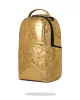Sprayground Gold Weathered Backpack Gold