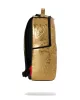 Sprayground Gold Weathered Backpack Gold