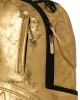Sprayground Gold Weathered Backpack Gold