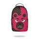 Sprayground Pink Bear Shark Backpack Pink