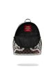 Sprayground Cream And Brown Tear Check Savage Backpack Brown