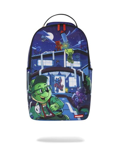 Sprayground Misfits Of Moneyville Backpack Blue ONE