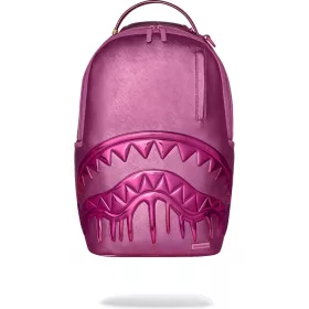 Sprayground Metallic Pink Metallic Drip Backpack Pink