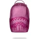 Sprayground Metallic Pink Metallic Drip Backpack Pink