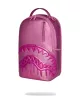 Sprayground Metallic Pink Metallic Drip Backpack Pink