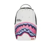 Sprayground Shark Central Liquid Chrome Backpack White ONE