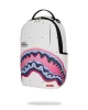 Sprayground Shark Central Liquid Chrome Backpack White ONE