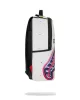 Sprayground Shark Central Liquid Chrome Backpack White ONE