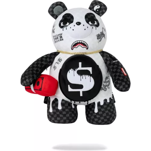 Sprayground Drippy Panda Moneybear Backpack Black