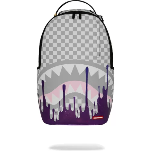 Sprayground Cream Space Drip Backpack Purple