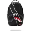 Sprayground Center Rip Revealing Gray Check Backpack Black