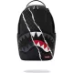 Sprayground Center Rip Revealing Gray Check Backpack Black
