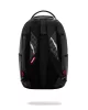 Sprayground Center Rip Revealing Gray Check Backpack Black