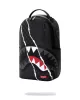Sprayground Center Rip Revealing Gray Check Backpack Black