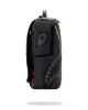 Sprayground Center Rip Revealing Gray Check Backpack Black