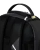 Sprayground Center Rip Revealing Gray Check Backpack Black