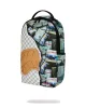 Sprayground Cream Check Full Of Cash Backpack Mulicolor